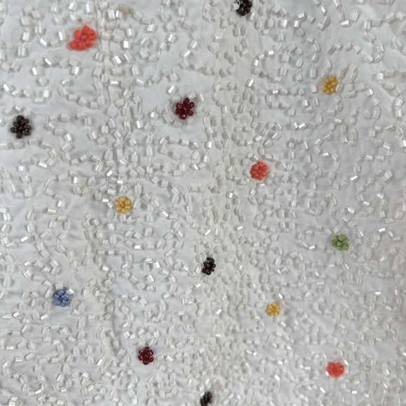 & Other Stories Beaded White Miniskirt - Picture 5 of 9